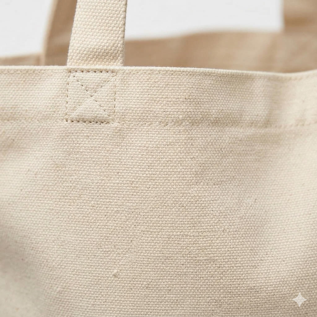 Ecotribe Plain Cotton Canvas Tote Bag – Heavy-Duty, Reusable, Eco-Friendly, Sustainable Shopping and Grocery bag – Perfect for DIY, Painting & Everyday Use - Multi-Purpose Bag (PACK OF 1)