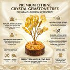Arihant Gems & Jewels® Citrine Crystal Tree