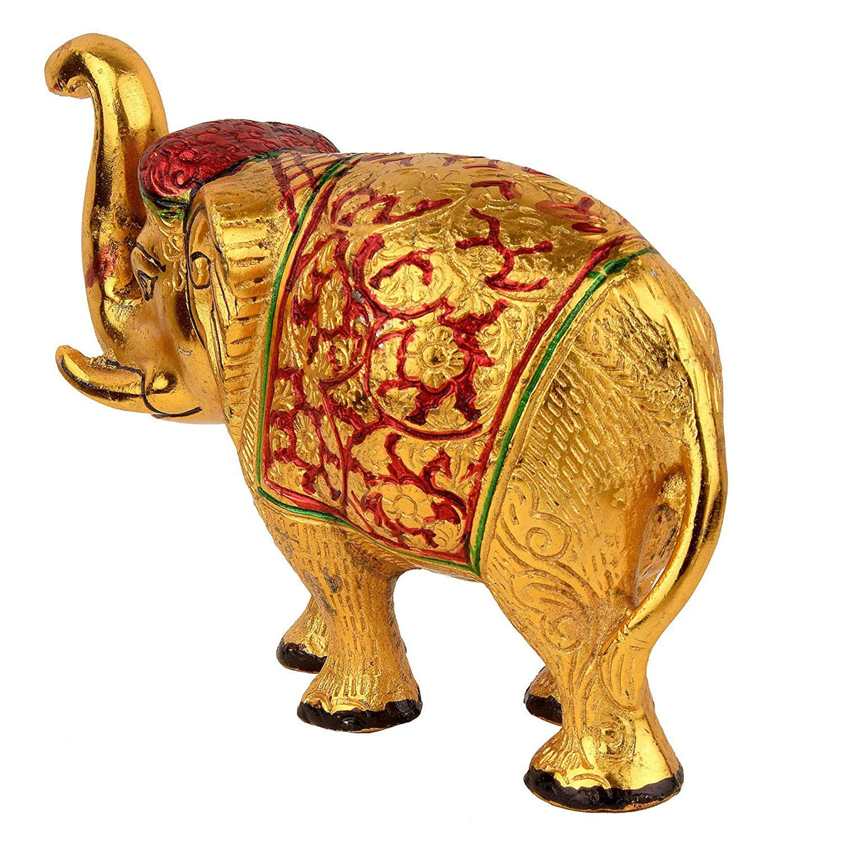 KridayKraft Metal Elephant Small Size Multicolor for Showpiece Enhance Your Home,Office & Table and Gift for Have House Warming Anniversaries, Birthday...