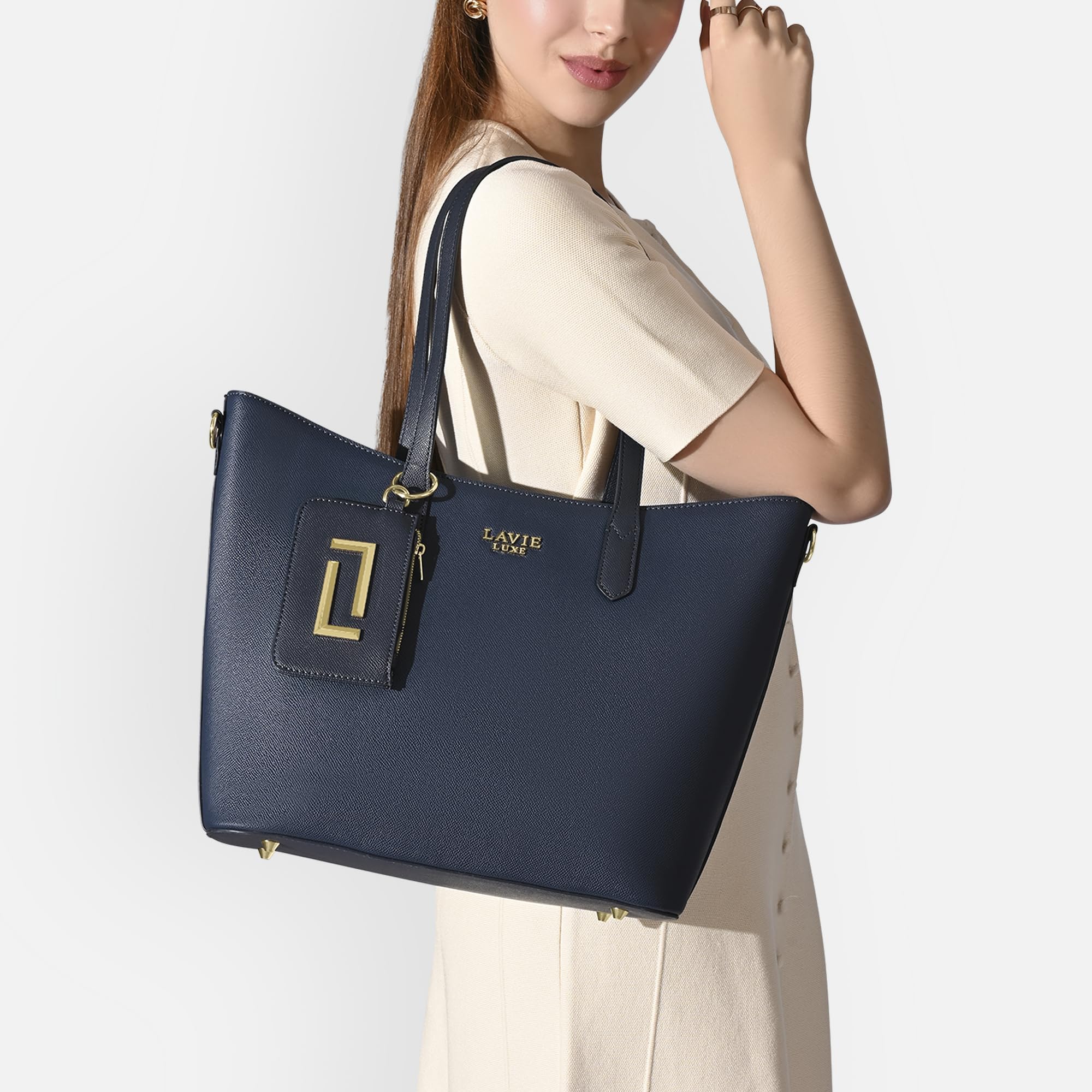 Lavie Luxe Women's Duo Hailon Tote Bag | Tote Bag for Work | Ladies purse | Stylish Shoulder Bag | Gift for Women