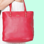 Lavie Women's Pavo Large Tote Bag Red Ladies Purse Handbag