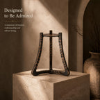 Helios Pyrr Tripods Candle Stand - Antique Copper | Luxury Metal Candle Holder Set for Home, Living Room & Gifts | Modern Decorative Centerpiece