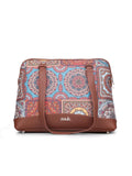 ZOUK Carry-All Work Bag | Stylish Handbag for Women Office Use | 13-Inch Laptop Compartment | Water-Resistant | Tote Bag for Office, College & Travel | Multicolor Mandala Print