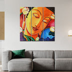 VIBECRAFTS 3 Pieces Portrait Of Buddha Canvas Wall Painting Fitted With Wooden Frame For Home | Office | Living Room | Gifts (PTVC3Pcs1_9596)