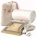 TOAIArt Premium Jaipuri Dohar | AC Blanket Summer Quilt | Hand Block Printed | 3 Layers | Reversible | 150GSM 100% Mulmul Cotton | 100% Cotton Flannel Filling | King 108 X 90 |Yellow Polka Homes Kafalo