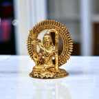 KridayKraft Aluminium Lord Shiva Idol Shiv Padmasana Sitting Statue | Gift fItems for Home Family and Friends