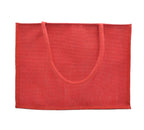 JUTEKA Multicolor spacious Jute Bag with Zipper Closure, Full Size Front Pocket and Large Handles…