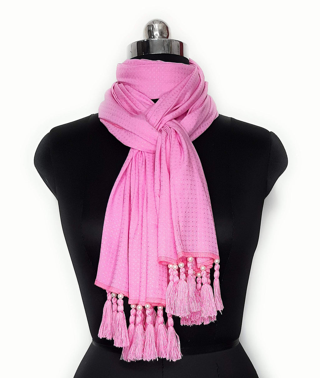 Chandwasia scarves, Viscose Fabric stole & Shawl || Scarf Stoles for Girls/Ladies/Women/Men for Summer & Winters(Beige)