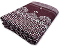 RVS DECOR Solapur Chaddar Single Bedsheet | Premium Floral 300 TC Cotton Chaddar | Soft, Durable,Elegant & Long-Lasting Comfort. Size (90 x 60) (Maroon) Kafalo