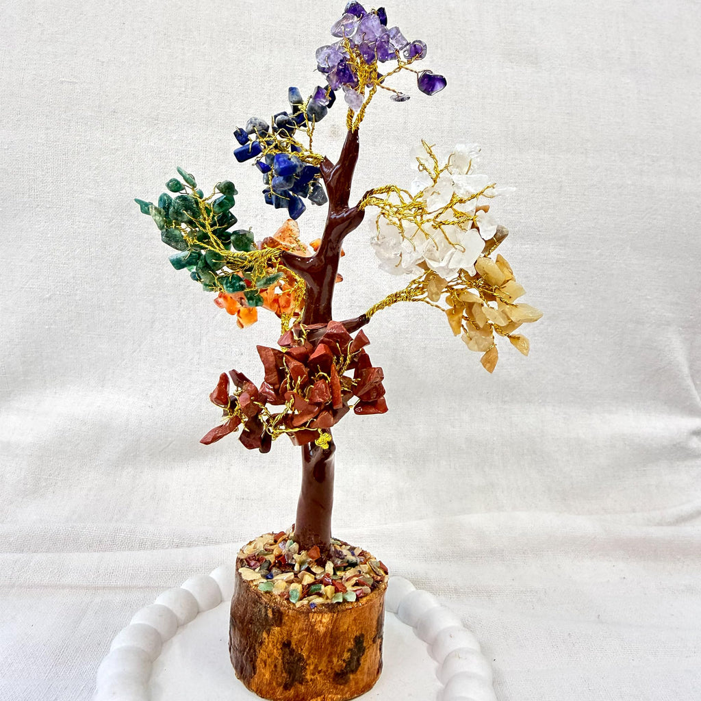 7 Chakra Crystal Tree for Good Luck, Wealth & Home Decor Gift