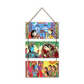 Artvibes Traditional Indian Art Decorative Wall Art MDF Wooden Wall Hanger for Living Room | Modern Decoration Items | Living Room | Bedroom | Office | Artwork | Wall Poster | Gift Items (WH_9433N)