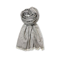 FAHABO Shimmer Woven Cotton Blend Scarf for Women – Lightweight Hijab & Stole Wrap | 73 x 29 Inches (Brown)