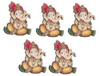 NNJ GROUP Lord Ganesha Ji MDF Cutout Hanging Design for Temple Festival Hanging Toran (12)