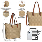 Lavie Women's Monoprint Hailon Tote Bag | Ladies Purse Handbag