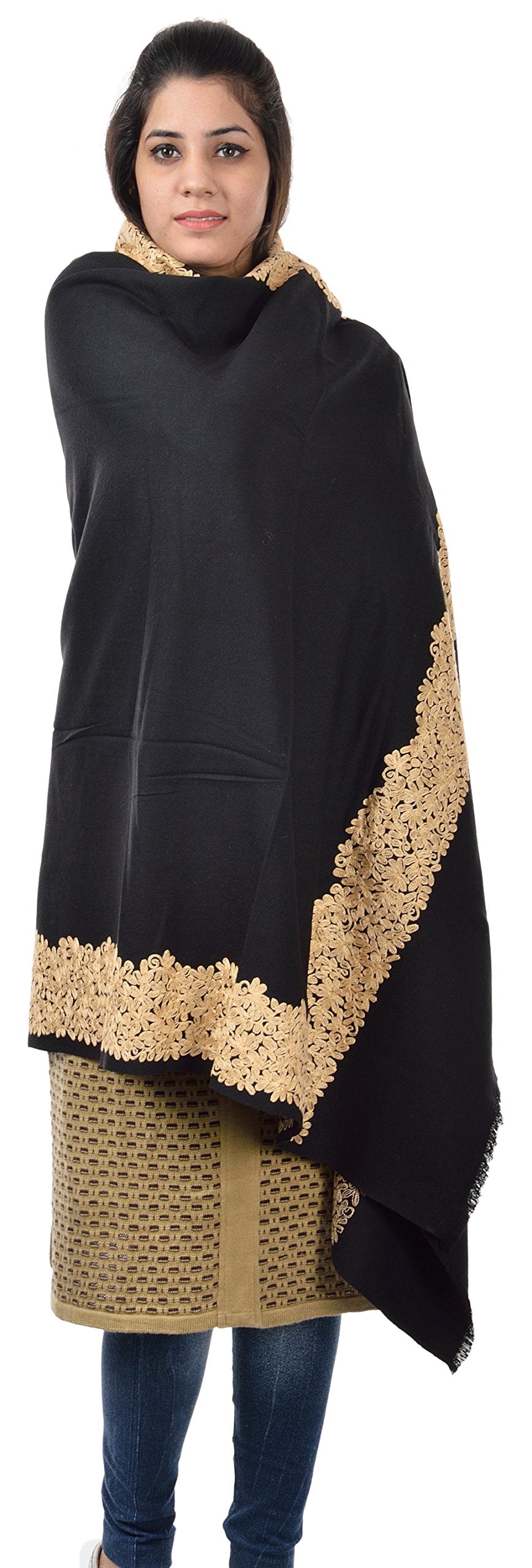 JAPROZ Women's Shawl (Black)