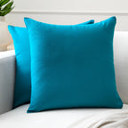 Encasa XO Cushion Covers, No Inserts, Cotton Throw Pillow Cases