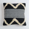 Furnistitchs Premium Decorative Throw Cushion Pillow Cover Boho Home Decor - Living Room Bedroom Couch Sofa Cushion Covers 16 inch x 16 inch (2, Black Mountains)