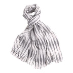 AQVA Printed Cotton Scarf for Women Stylish (Nawa Black) | Head and Face Cover Scarf for Girls with 100% Cotton | Soft & Lightweight Scarves/Stoles for all Weather (72 x 43 in)