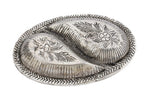 PRINCE HOME DECOR & GIFTS Aluminum Decorative Dry Fruit Tray (17 x 12 x 3 cm, Silver)