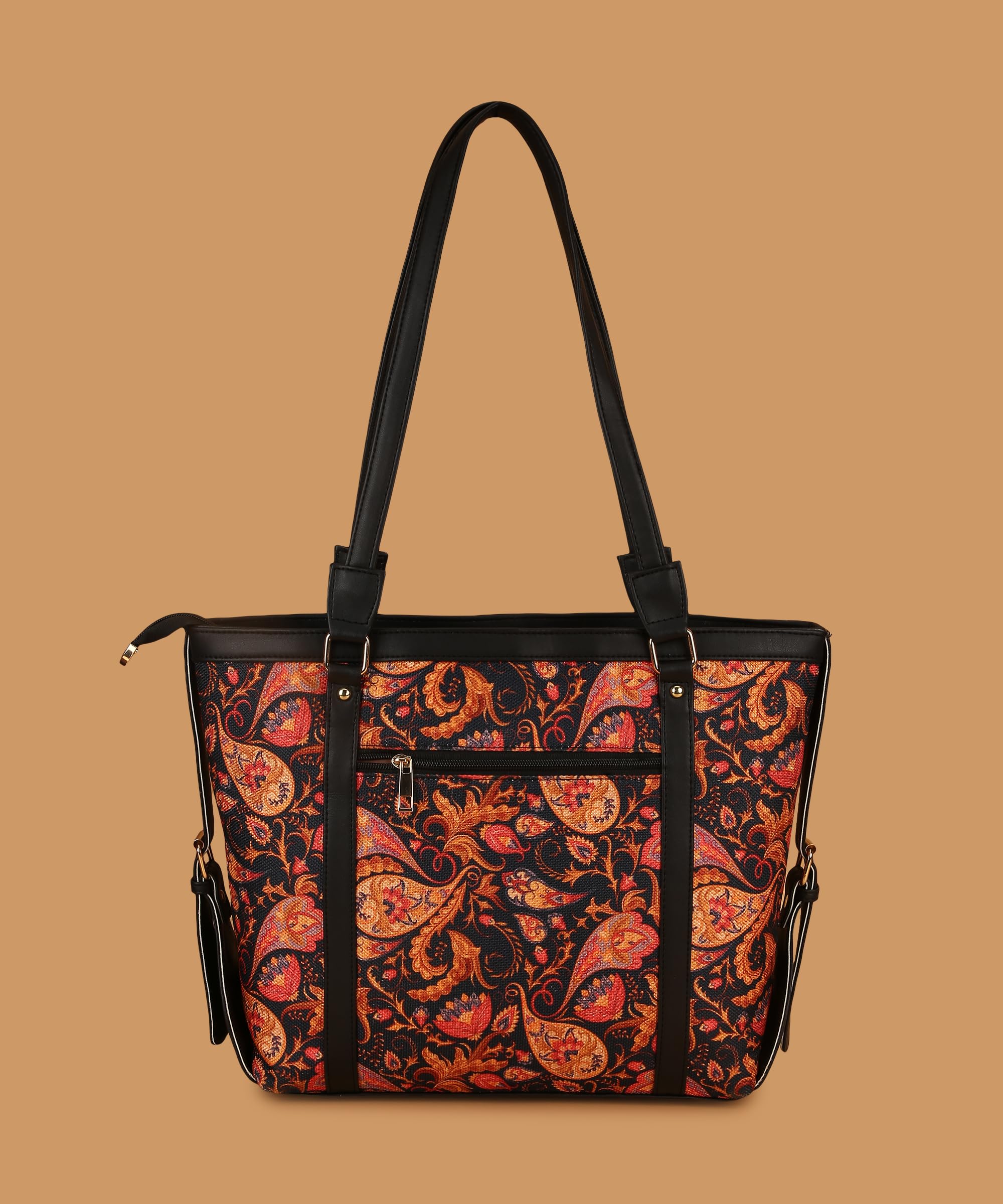 Lookout Fashion Luxe Tote Handbag (fit 15.6 inch laptop) (Red Flair)