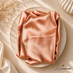 Leaf & FEATHER™ Muna Satin Hijab Scarf for Women | 200 x 70 cm | Silky Smooth & Lightweight | Daily and occational wear (Beige)
