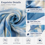 FVALIRD Stylish Scarf for Women Stylish, Long Lightweight Scarf, Floral Print Stole for Office and Travel, 90x180 cm