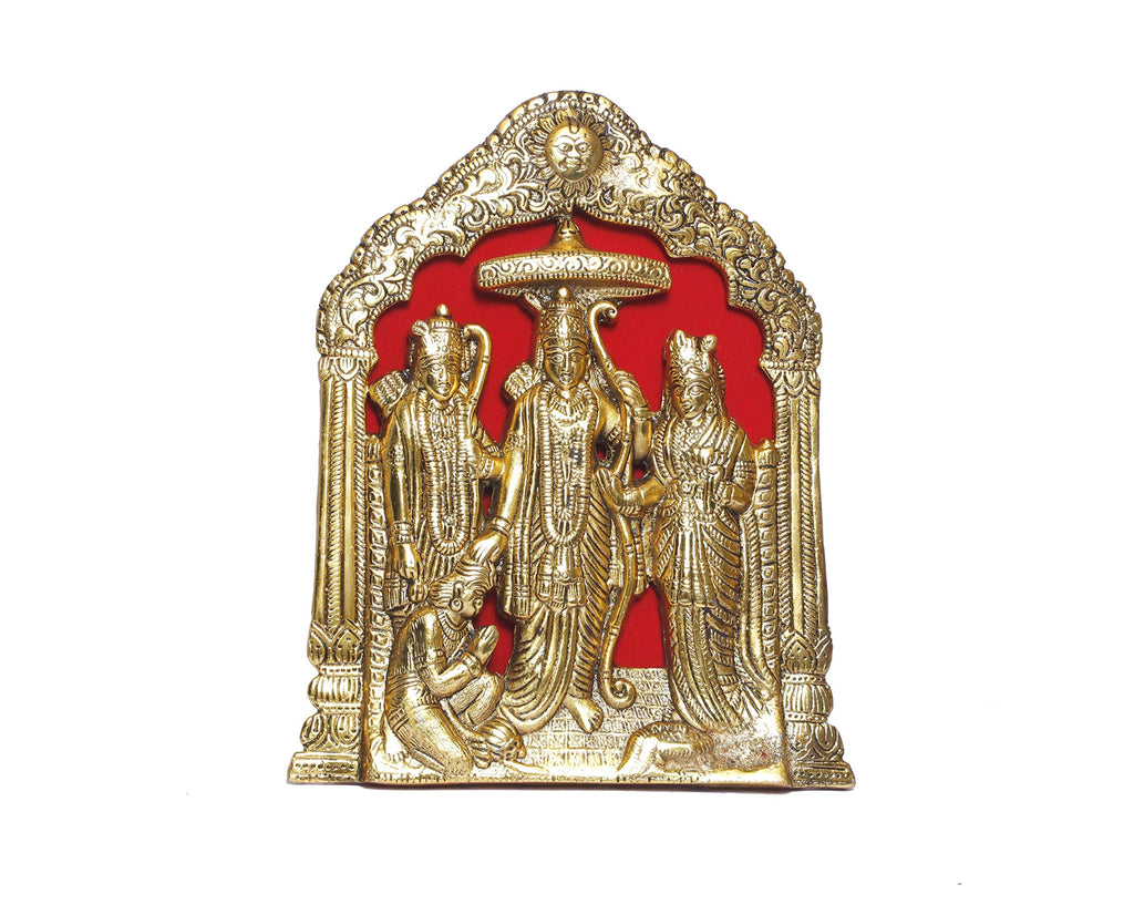 KridayKraft Shree Ram Metal Statue for Pooja,Lord Rama Laxman Sita & Hanuman Murti Religious Idol for Home,Office Decor,Shopiece Figurines,Gift Article...