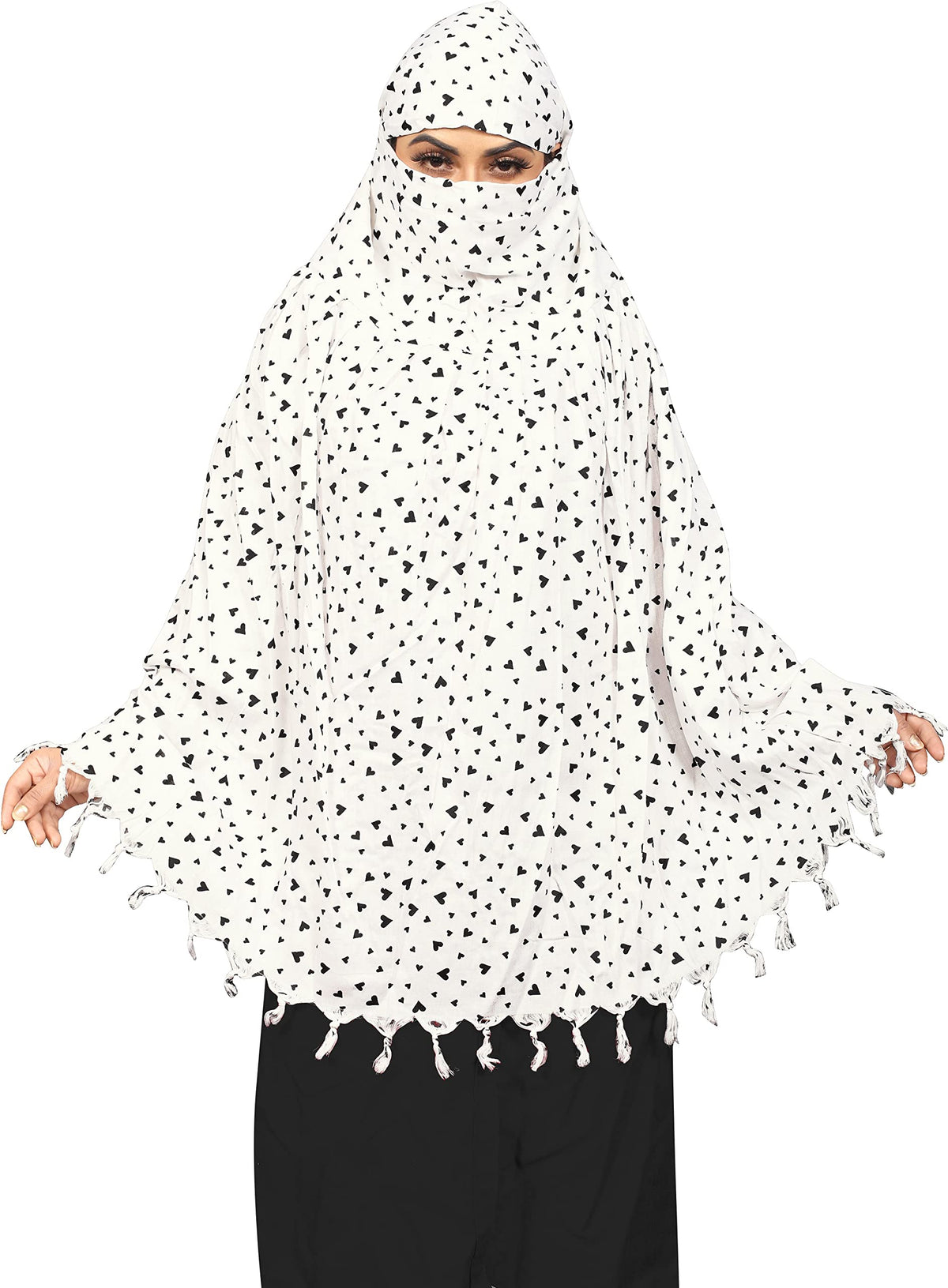 VASTTRAM Women's Pure Cotton Long Scarves Scarf Cum Mask usable for Driver Anti Pollution Full Face Cover With UV Sun Rays Protection