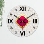 VIBECRAFTS Decorative Design Wooden Wall Clock for Home Decor | Office | Livingroom, Bedroom | Cafe | Gifts (WWCVC1Pcs_15066)