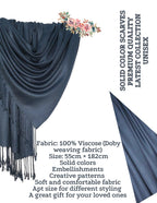 Chandwasia Viscose Fabric Stole Shawl Scarf | Neck Cover Casual Travel Styling Use | Self Design Will Be Sent Randomly | For Girls Women Men Summer Winter Dailywear_STOLES_Sep_02_D11