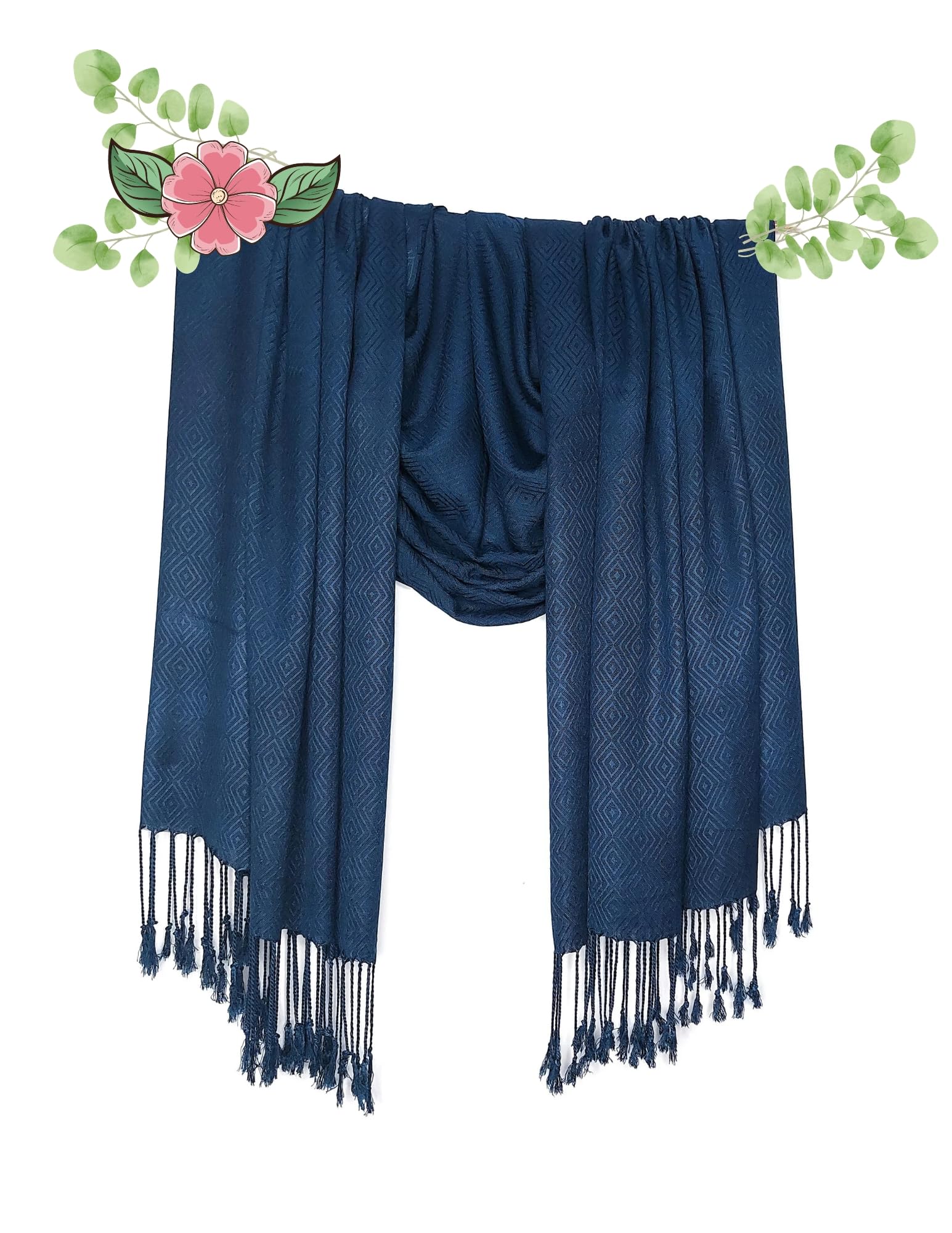 Chandwasia scarves, Viscose Doby Weaving Fabric stole & Shawl || Scarf STOLE for Girls/Ladies/Women/Men for Summer & Winters_STOLE_Sep_06_D7