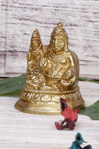ARTVARKO Astadhatu Lakshmi Kuber Sitting Brass Statue Murti Laxmi Kuber Maharaj for Prosperity Money Home Office Safe Tijori(3 Inch)