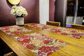 PRAKARTIK BY INDUARTS Rose Bunch Design Eco-Friendly Cotton Dining Rectangular Table mats - Reusable, Machine Washable, Everyday Use Multicolor Placemats, Set of 4 (33x47 cm) Kafalo