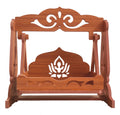 DIVOKAH® MDF Laddo Gopal Jhula/Swing/Jhoola for Krishna Janmashtami/Bal Gopal/Laddu Gopal/Kaanhaji/Hindola Celebrations (8 MM Plywood Thickness) (WDN 8INCH Zula)