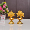 KridayKraft Aluminium Diya for Puja | Pooja Accessory for Home Mandir
