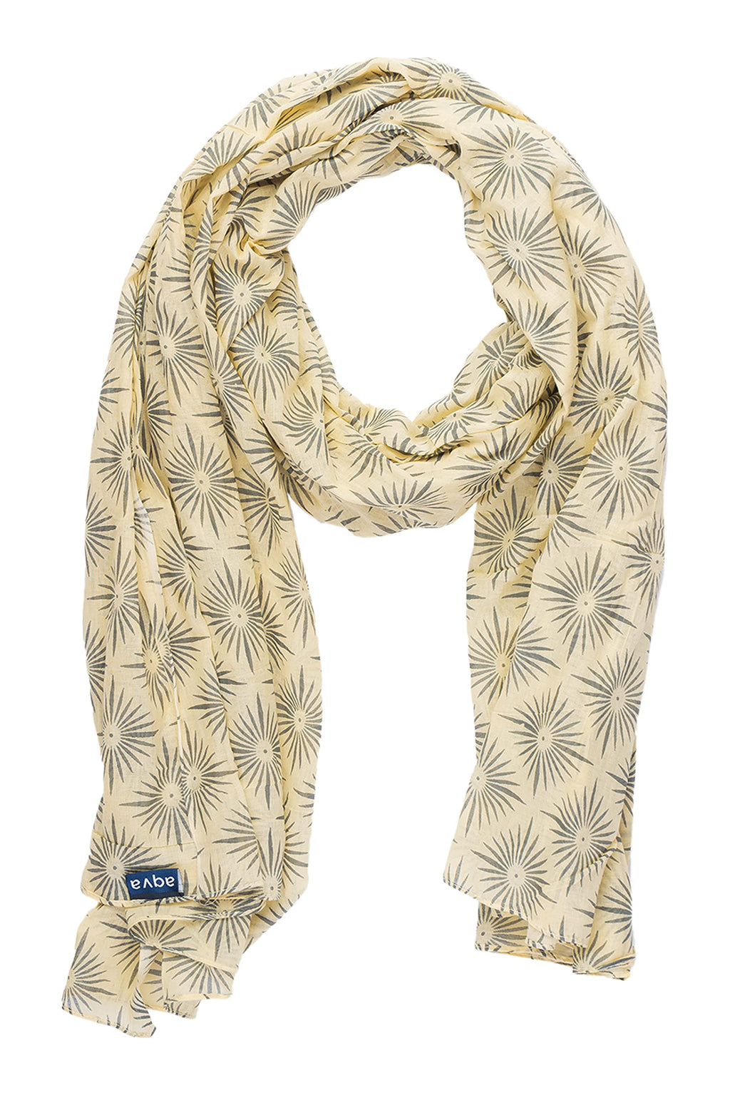 AQVA Printed Cotton Scarf for Women, Lightweight Soft Scarves Stoles for Summer & Winter (Size: 43 X 75 Inches)…