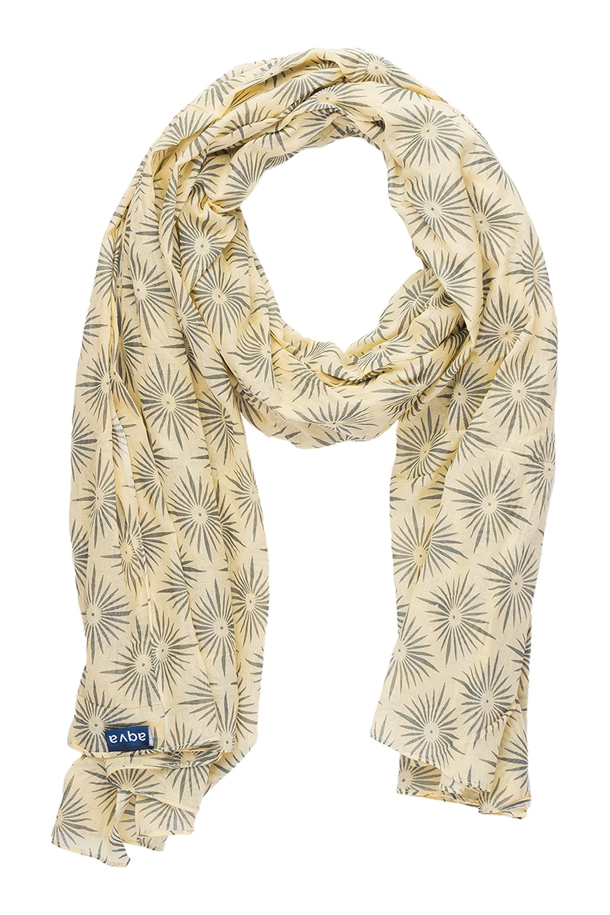 AQVA Printed Cotton Scarf for Women, Lightweight Soft Scarves Stoles for Summer & Winter (Size: 43 X 75 Inches)…