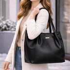 SPOTIC Synthetic Leather Premium Tote Handbag for Women – Elegant Large Shoulder Bag for Office, Work & Daily Use