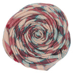 100% Cashmere Handmade in Kashmir (Gift Box) Ultra Soft Warm Superfine Check & Stripe Pashmina Shawl Beige Multicolour