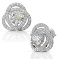 925 Sterling Silver Earrings for Women | Elegant Solitaire Stud Design | Sparkling Floral Inspired Jewelry | Lightweight Daily Wear Gift for Girls & Women