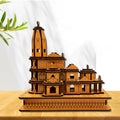 EXPLEASIA Ram mandir Ayodhya 3D Wood Temple Model for Home Office and Shops Decoration