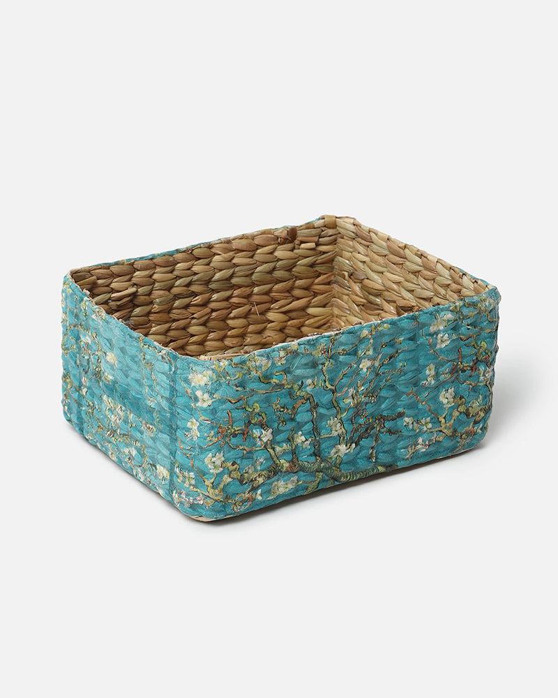 Seagrass Organizer Tray and Storage Basket for Fruits and Home Use