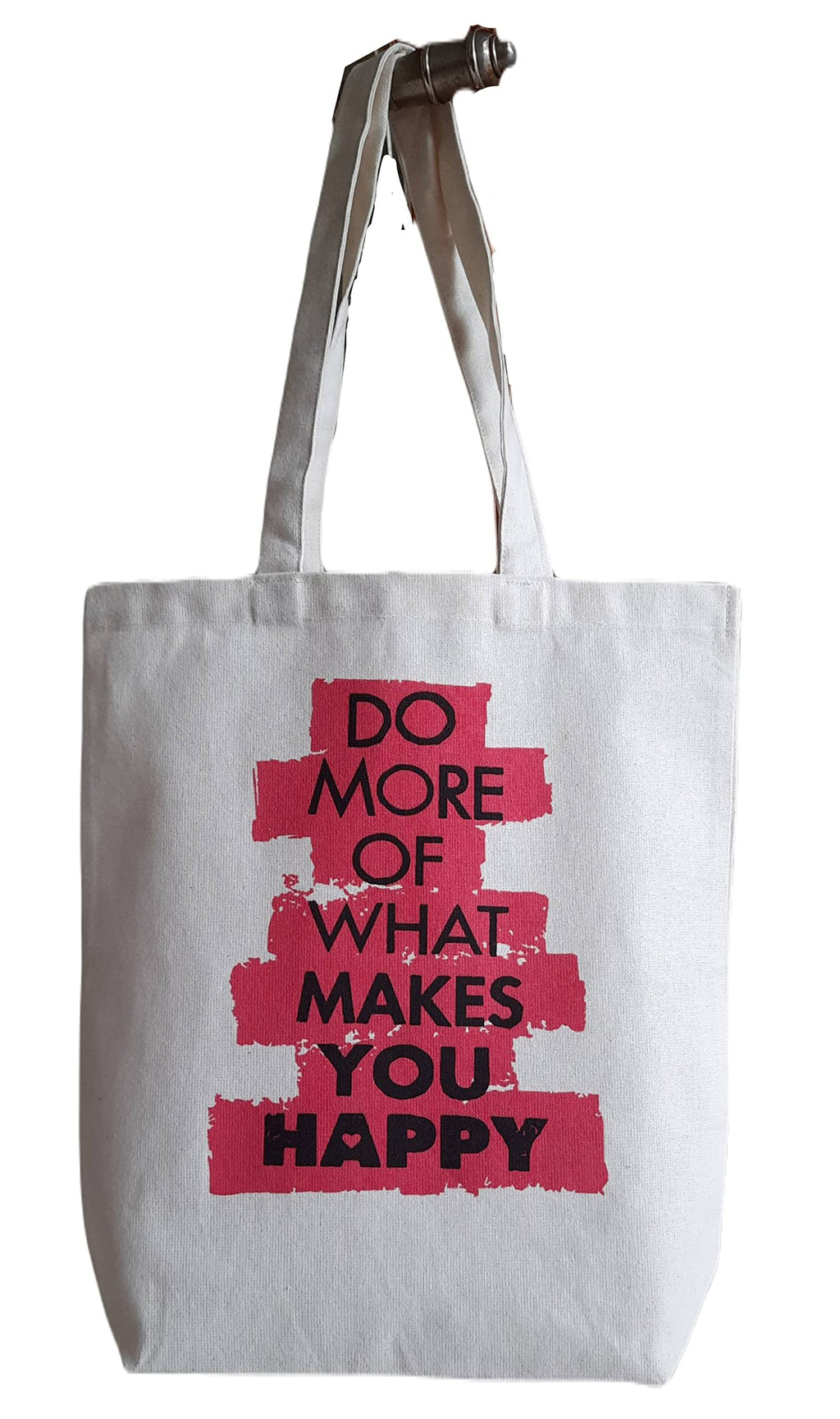 Ero Cotton Tote bag | Reusable Shoppers Shoulder Bag | Cotton Shopping/Grocery Bag | Cotton carry bag (Pink)