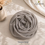 Leaf & FEATHER Chiffon Georgette hijab Scarf for Women | 200 cm x 70 cm | Pack of 3 Hijab Set | Lightweight & Breathable | Women's Shawl | Daily Wear & Occasion (Everyday Essentials)