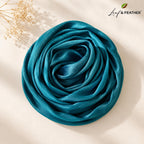 Leaf & FEATHER™ Muna Satin Hijab Scarf for Women | Pack of 2 Hijab Set | 200 x 70 cm | Silky Smooth & Lightweight | Premium Everyday Color Collection (9. Teal Green - Sage Green)