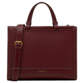 Miraggio Rebecca Tote Bag | Fits Upto 14 Inches Laptop With Adjustable & Detachable Strap | Office Tote Bag For Women Big Totes For Work & Travel (Wine)