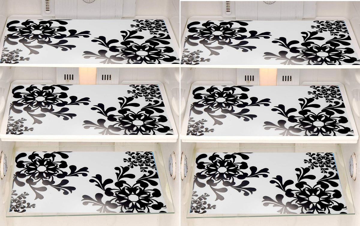FACTCORE Refrigerator Drawer Mat/Fridge Mat Set of 6 Piece (11.5 X 17.5 Inches) (Double Side) Kafalo