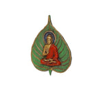 Prince Home Decor & Gifts Metal Leaf Buddha Hanging for Home Décor