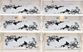FACTCORE Refrigerator Drawer Mat/Fridge Mat Set of 6 Piece (11.5 X 17.5 Inches) (Butterfly) Kafalo