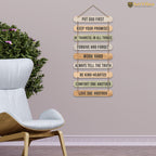 Artvibes Positive Quote Decorative MDF Wooden Wall Art for Home Decoration | Quotes Decor Item | Wall Illustrations | Office Decoration | Wall Art Print | Inspirational Quotes | Gift Items (WH_9322N)